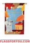 Fall Window House Flag