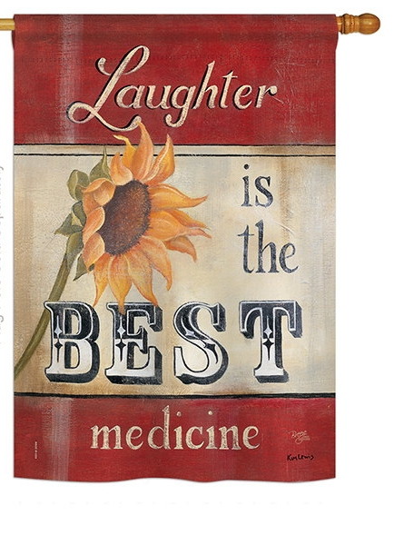 Laughter is the Best Medicine House Flag