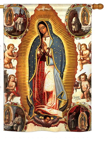Our Lady of Guadalupe House Flag