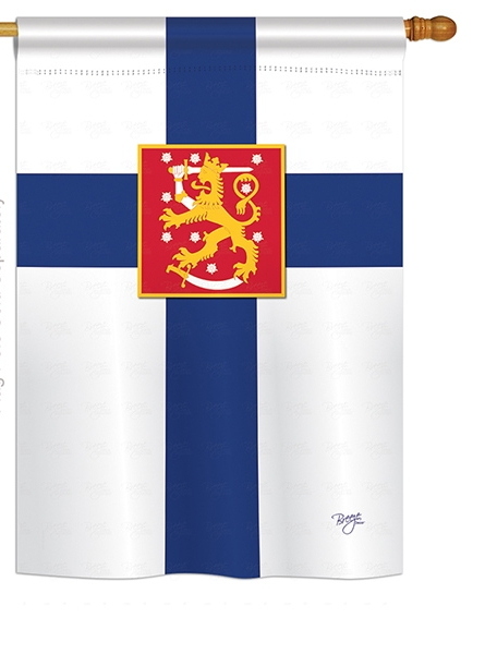 Finland House Flag