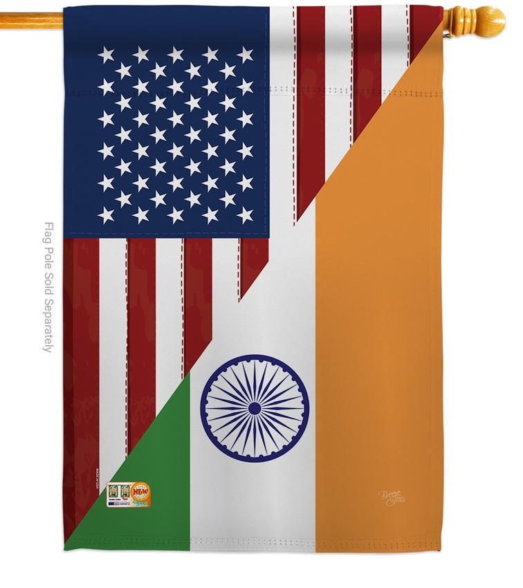 US India Friendship House Flag