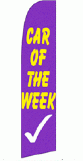 Car of the Week Wind Feather Flag 2.5\' x 11.5\'