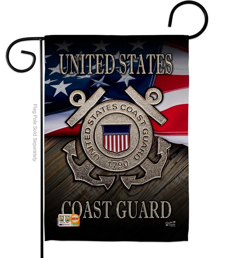 US Coast Guard Decorative Garden Flag