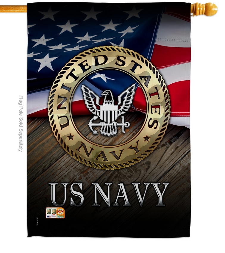 US Navy Decorative House Flag