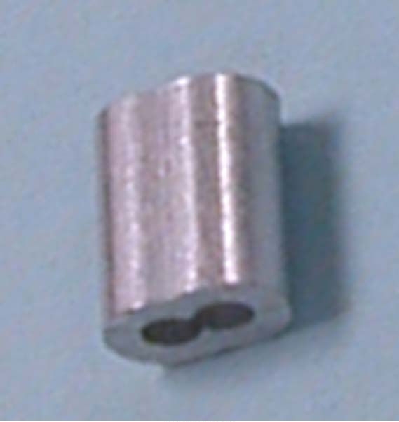 1/8" x 25 Alluminum Ferrule - 1 piece