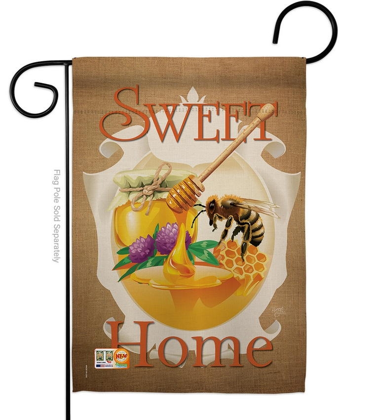 My Bee Sweet Home Garden Flag