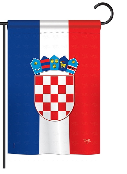 Croatia Garden Flag