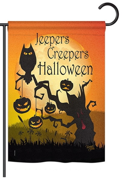 Jeepers Creepers Garden Flag