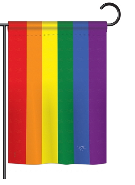 Equality Rainbow Garden Flag