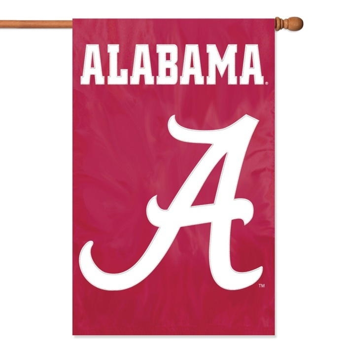 Alabama Crimson Tide Applique Banner Flag 44" x 28"
