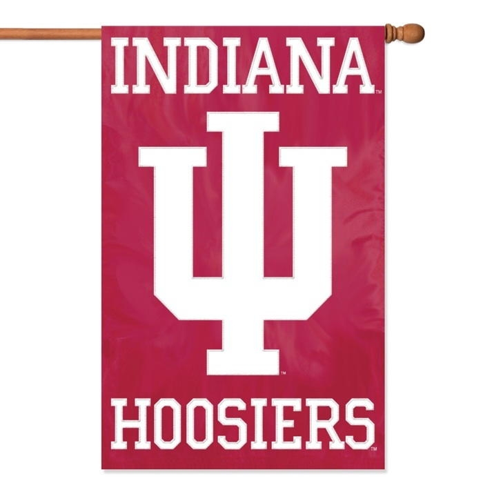 Indiana Hoosiers Applique Banner Flag 44" x 28"