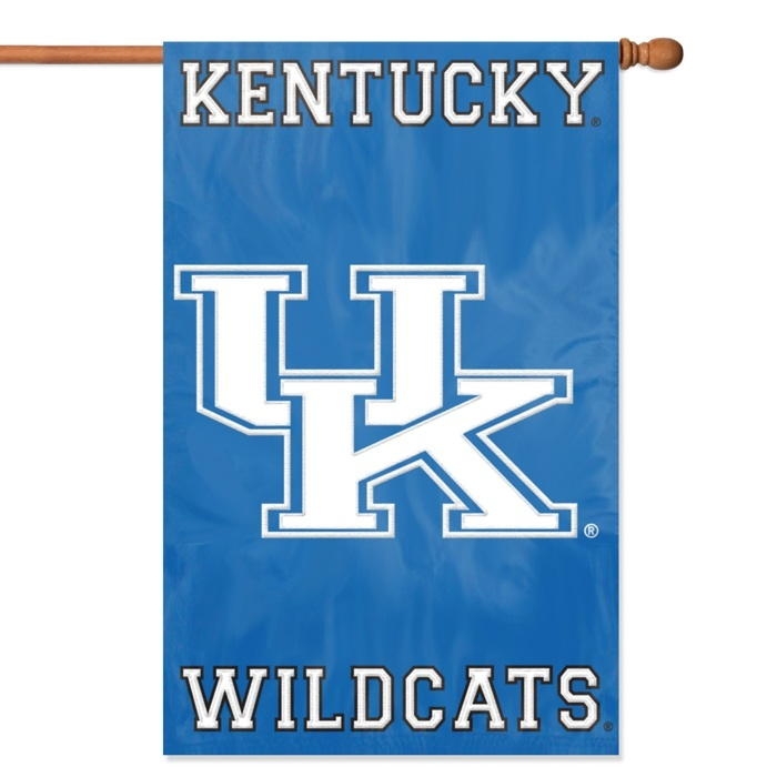 Kentucky Wildcats Applique Banner Flag 44" x 28"