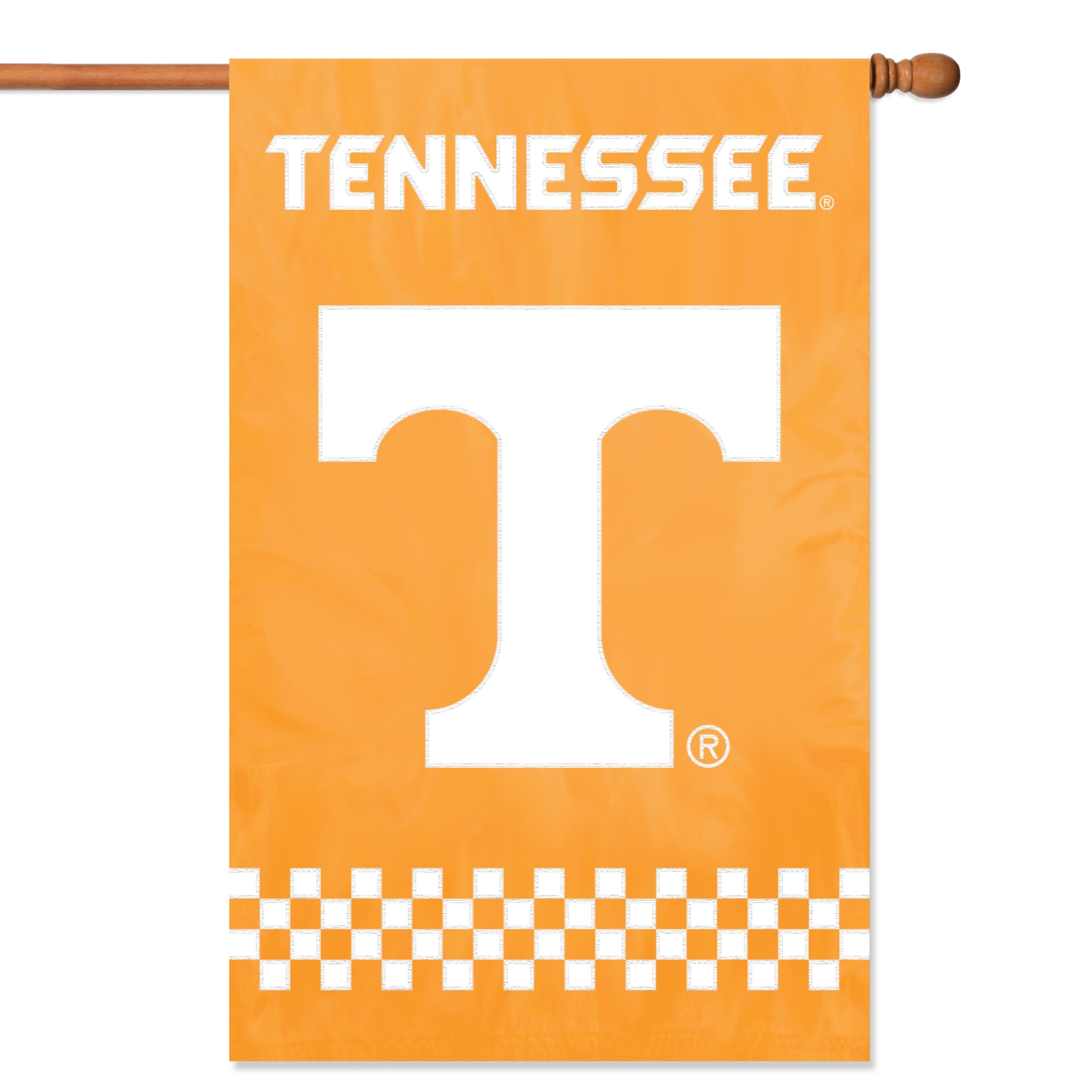 Tennessee Volunteers Applique Banner Flag 44" x 28"