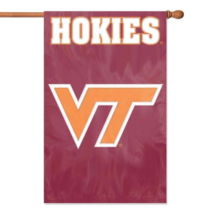 Virgina Tech Hokies Applique Banner Flag 44" x 28"