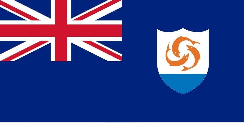 4\' x 6\' Anguilla High Wind, US Made Flag