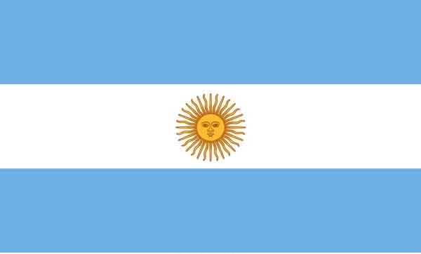 2\' x 3\' Argentina High Wind, US Made Flag
