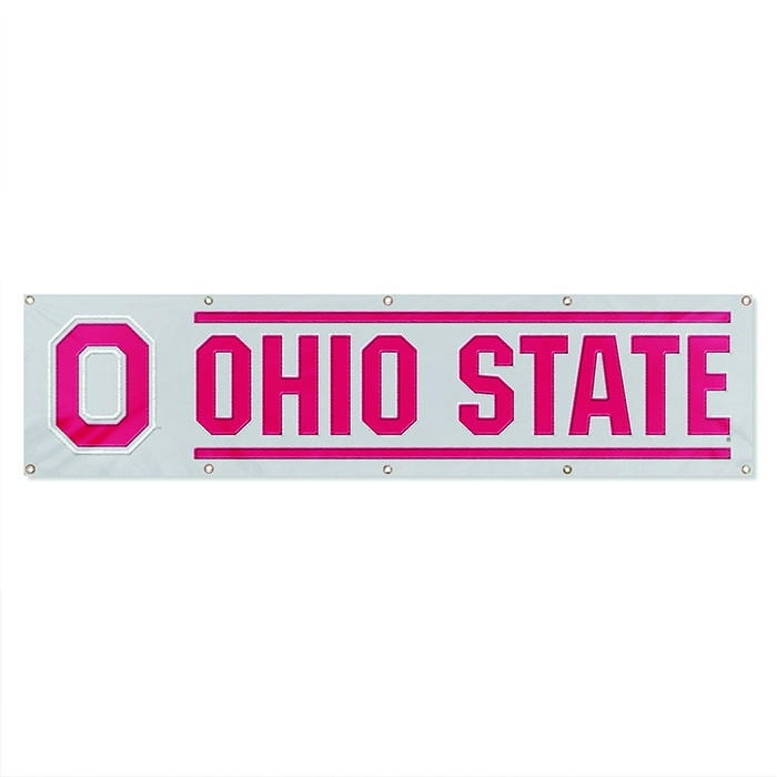 Ohio State Buckeyes "O" Giant Banner 8\' x 2\'