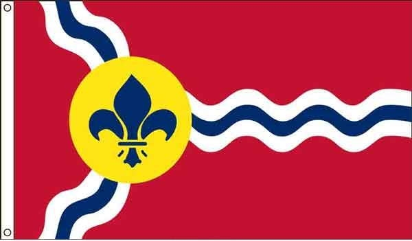 5\' x 8\' St Louis City High Wind, US Made Flag