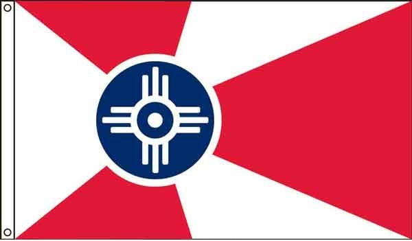 3\' x 5\' Wichita City High Wind, US Made Flag
