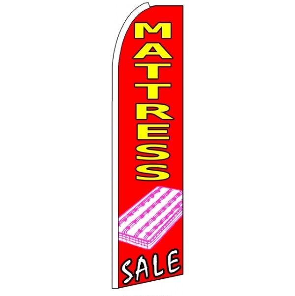 Mattress Sale Wind Feather Flag 3\' x 11.5\'