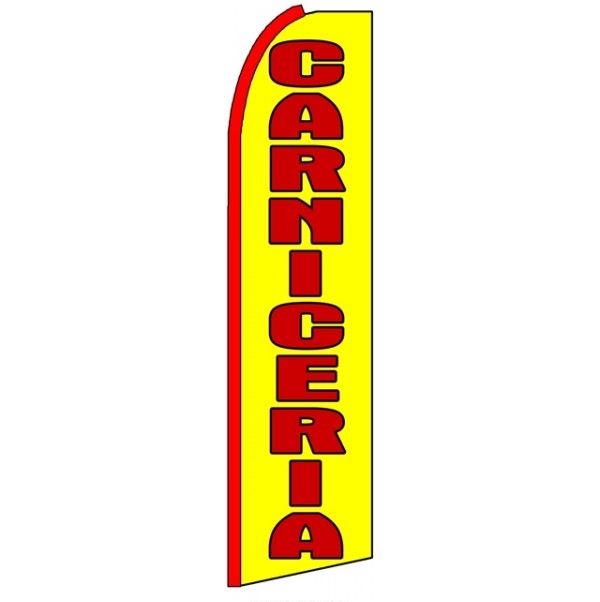 Carniceria Feather Flag 3\' x 11.5\'
