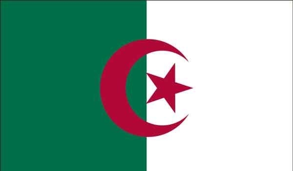 4\' x 6\' Algeria High Wind, US Made Flag