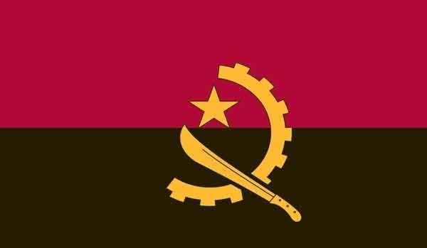 3\' x 5\' Angola High Wind, US Made Flag