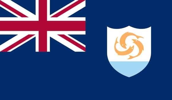 5\' x 8\' Anguilla High Wind, US Made Flag
