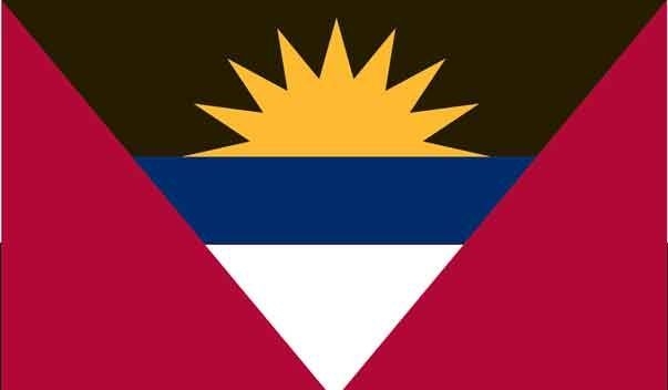 5\' x 8\' Antigua & Barbuda High Wind, US Made Flag