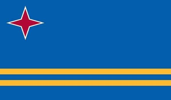 3\' x 5\' Aruba High Wind, US Made Flag