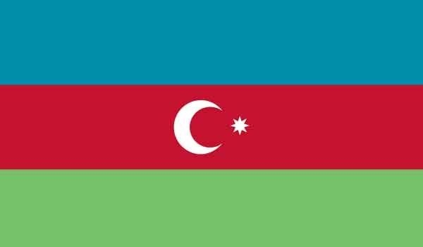 2\' x 3\' Azerbaijan High Wind, US Made Flag
