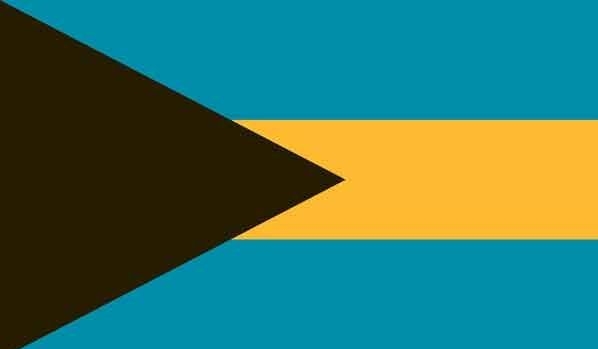 4\' x 6\' Bahamas High Wind, US Made Flag