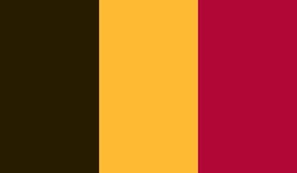 2\' x 3\' Belgium High Wind, US Made Flag