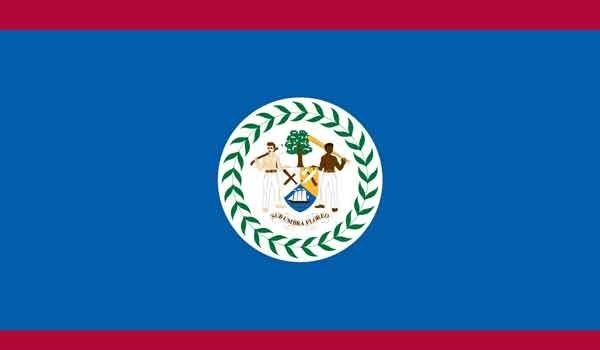 2\' x 3\' Belize High Wind, US Made Flag