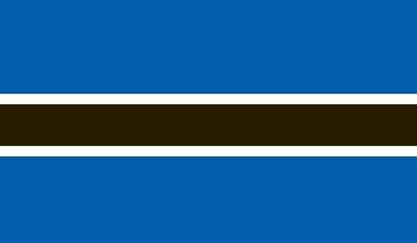 2\' x 3\' Botswana High Wind, US Made Flag