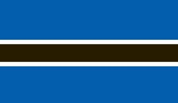 3\' x 5\' Botswana High Wind, US Made Flag