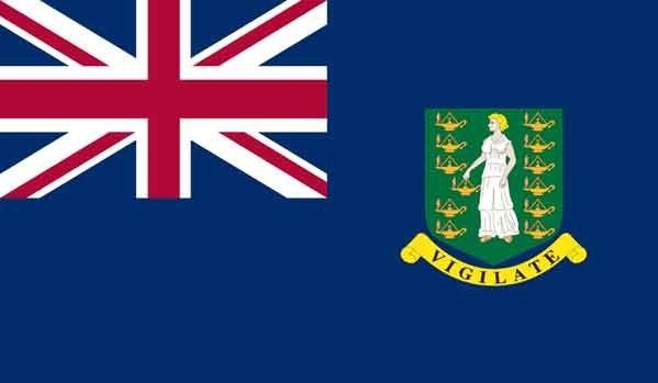 3\' x 5\' British Virgin Island High Wind, US Made Flag