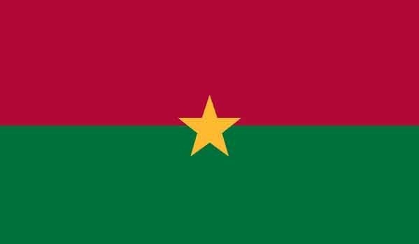 4\' x 6\' Burkina Faso High Wind, US Made Flag