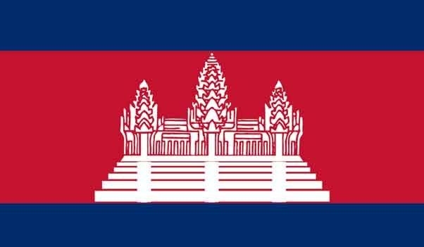 5\' x 8\' Cambodia High Wind, US Made Flag