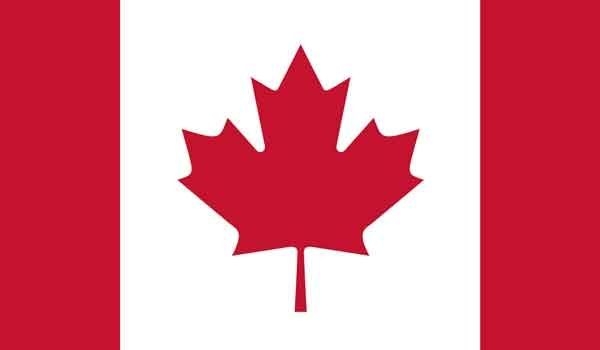 4\' x 6\' Canada High Wind, US Made Flag