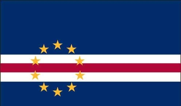 2\' x 3\' Cape Verde High Wind, US Made Flag