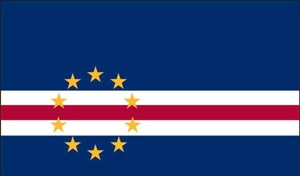 4\' x 6\' Cape Verde High Wind, US Made Flag