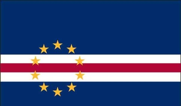 5\' x 8\' Cape Verde High Wind, US Made Flag