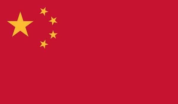 5\' x 8\' China High Wind, US Made Flag