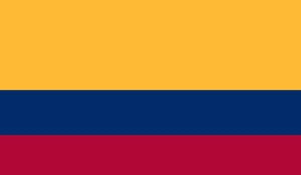 3\' x 5\' Colombia High Wind, US Made Flag