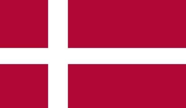 4\' x 6\' Denmark High Wind, US Made Flag