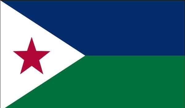 2\' x 3\' Djibouti High Wind, US Made Flag