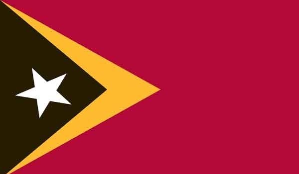 5\' x 8\' East Timor High Wind, US Made Flag