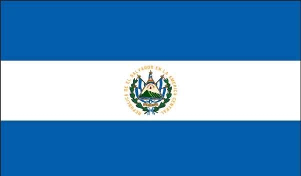 4\' x 6\' El Salvador High Wind, US Made Flag