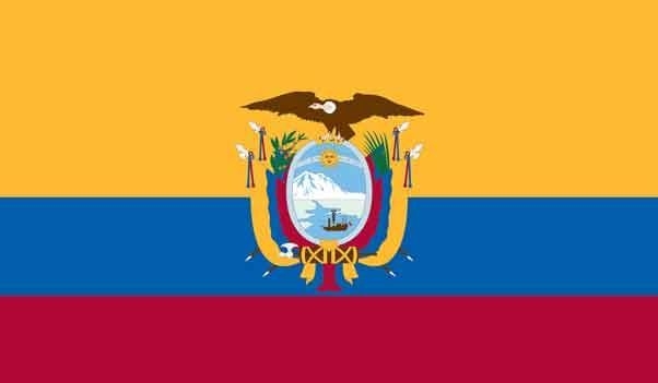 5\' x 8\' Ecuador High Wind, US Made Flag